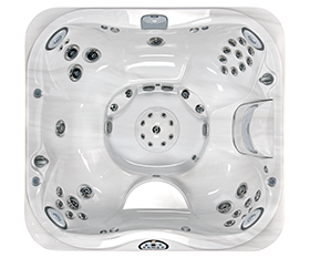 Jacuzzi J-365 large hot tub with foot dome